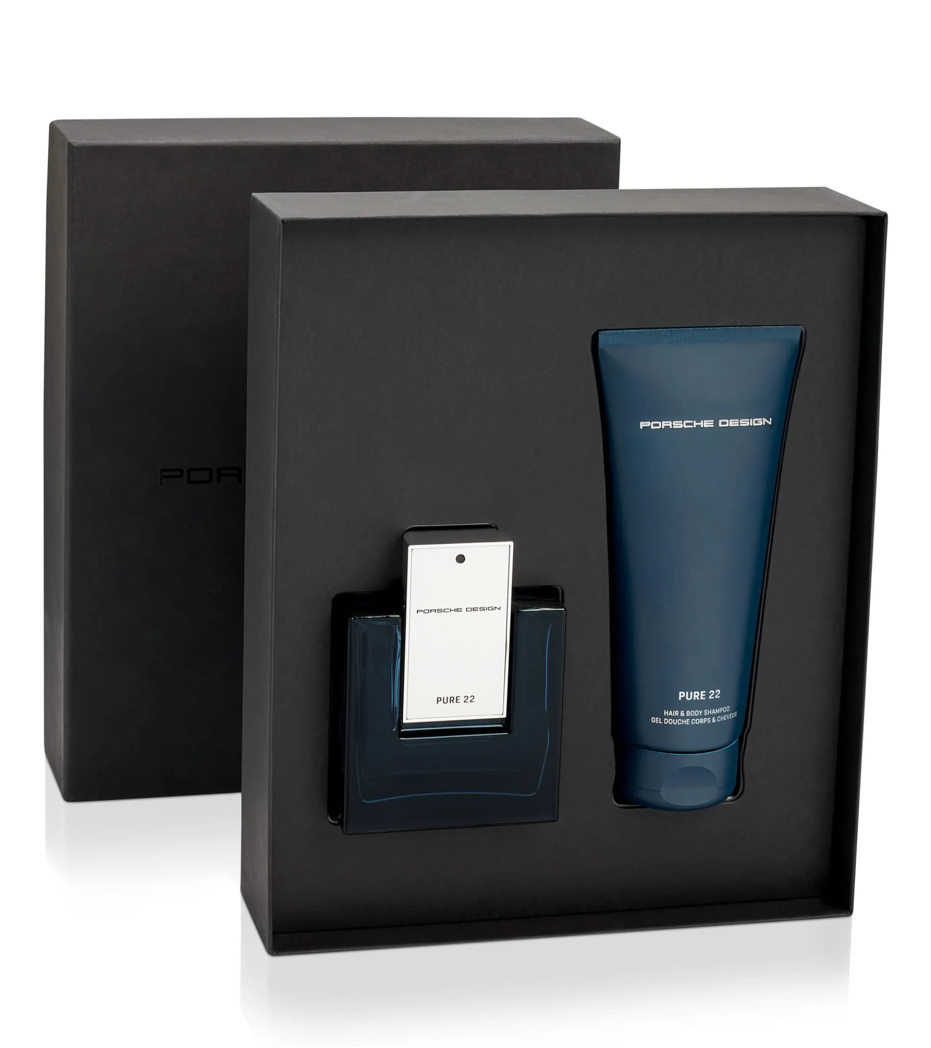 Porsche Design Pure 22 Gift Set Eau De Parfum & Hair & Body Shampoo
